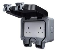 BG WP24-02 Weatherproof Nexus Storm 13A 2G Unswitched Socket