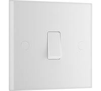 Bg 20A Rocker Raised Square Control Switch Gloss White