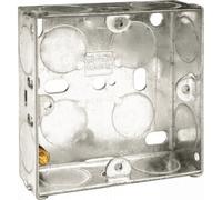 Bg 25mm Back Box Silver (Single)