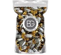 BG 500g Hardboiled Wrapped Old Fashioned Sweet Shop Candies Retro Boiled Sweets Sherbet, Liquorice, Humbugs, Aniseed, Barley Sugar, Pears, Mints - Choose Your 500g Pouch (- Everton Mints)