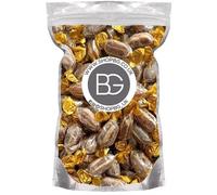 BG 500g Hardboiled Wrapped Old Fashioned Sweet Shop Candies Retro Boiled Sweets Sherbet, Liquorice, Humbugs, Aniseed, Barley Sugar, Pears, Mints - Choose Your 500g Pouch (- Mint Humbugs)