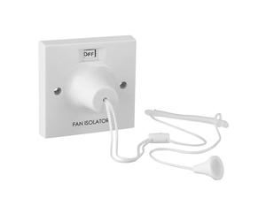 BG 804 10A Triple Pole Fan Isolator Pull Cord Ceiling Switch