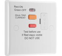 BG 855ARCD White Round Edge Type A RCD Protection 13A Fused Connection Unit
