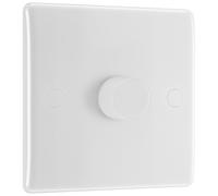 BG 881M/HC White Moulded Round Edge 1 Gang 2 Way Master Smart Dimmer Switch