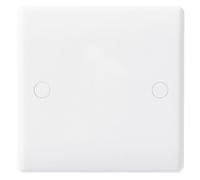 BG 894 White Round Edge Single Blanking Plate