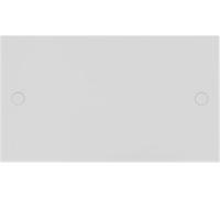 BG 905 White Square Edge Double Blanking Plate