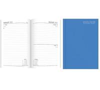 BG Academic Term-Time July-July Diary A4 Hardcover Textured Page A Day 2025-2026, Choose Your Colour (BLUE)