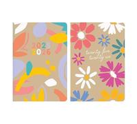 BG Academic Term-Time July-July Diary A5 Eco Recycleable WTV 2025-2026, Assorted Designs X1