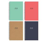 BG Academic Term-Time July-July Diary A5 Paper Wiro WTV 2025-2026, Choose Your Colour (Strawberry Pink)