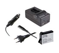 bg-akku24 Battery and Charger for GoPro Hero4 Black, GoPro Hero4 Silver, GoPro Hero 4 - AHDBT-401
