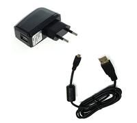 bg-akku24 Charger and Charging Cable Data Cable USB Cable for Medion Life P43005 MD 86295, P44001 MD 86600, P44003 MD 86777, S43044 MD 86544, E43015 MD 86350, E44041 MD 86831