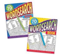 BG Brain Teaser A4 Wordsearch Puzzle Book, Over 70 Puzzles, Assorted Designs X1