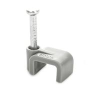 BG CCF1/50 Grey Twin & Earth 1mm Cable Clips - 50 Pack