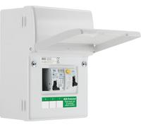 BG CFUEV5A 5 Module IP20 Metal Metal EV Charger Circuit Protection with 40A 30mA Type A RCD, 40A B Curve MCB & Type 2 SPD