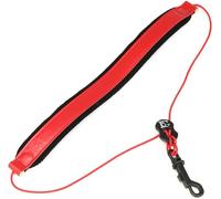BG - Cord - Leather cord for sax red - carabiner