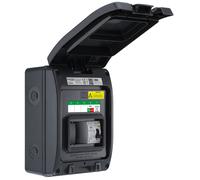 BG CP5RDPS3G 5 Module IP66 Weatherproof Grey Plastic EV Charger Circuit Protection with 40A 30mA Type A DP RCBO & Type 2 SPD