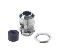 BG CPRGBF20 Nickel Plated Brass Gland Kit for 2.5- 4mm c/w Flat Cable Insert, Locknut