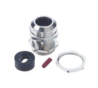 BG CPRGBF32 Nickel Plated Brass Gland Kit for 10-16mm Flat Cable c/w Flat Cable Insert, Locknut