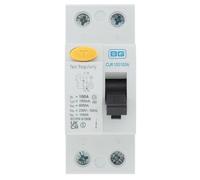 BG CUR100100A 100A Double Pole 2 Module 100mA Type A RCD