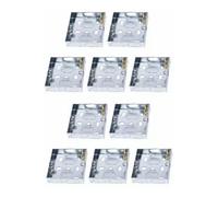 Bg Electrical 16mm 1 Gang Single Metal Back Box Flush Wall Mounted - Pack Of 10
