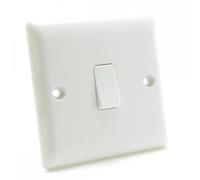 BG Electrical 813 Nexus White 1 Gang Intermediate Plateswitch 10A