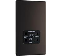 BG Flat Plate Black Nickel 115/240V Dual Vol - FBN20B