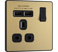 BG Electrical Evolve Dual Voltage Shaver Socket, 115/240V