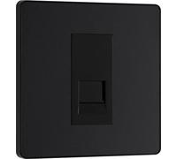BG Evolve PCDMBBTM1B Single Master Telephone Socket - Matt Black (Black)