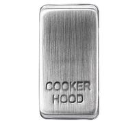 BG Electrical GRCHBS Nexus Grid Brushed Steel Rocker Marked COOKER