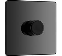 British General Dimmer Switch BG Evolve PCDBC81B - Trailing Edge LED 200W, 2-Way, Black Chrome