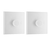 BG Electrical Intelligent Single Wall Dimmer Switch, 2 Way, Square Edge, Nexus 900 Series, White Moulded, 200W, 981 (Pack of 2)