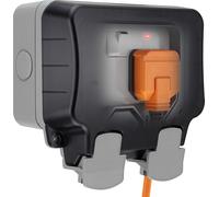 Masterplug British General IP66 Weatherproof Outdoor Switched Twin Sockets IP66