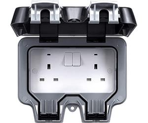 BG ELECTRICAL OUTDOOR SWITCHED SOCKET 2G DP 13A