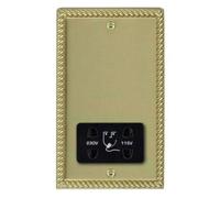 BG Electrical Sector S9301 Dynasty Dual Voltage Shaver Unit - Georgian Brass / Brown Insert