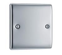 Nexus Metal Polished Chrome Single Blank Plate NPC94-01