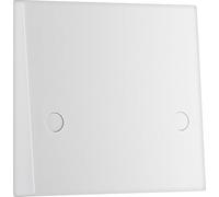 BG Electrical Single Cooker Flex Outlet Plate, Bottom Entry, Square Edge, Nexus 900 Series, White Moulded, 45A, 979