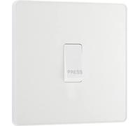 Evolve Pearlescent White (White) Single Press Switch 10A PCDCL14W-01
