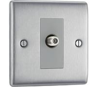 BG Electrical Single Satellite Connection Socket