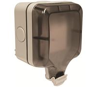 BG Electrical WP21 Nexus Storm IP66 Grey 1 Gang 13A DP Switched Socket