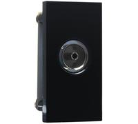 BG EMNSITVB Euro Module Co-Axial (Isolated) Connection - Black