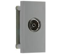 BG EMNSITVG Euro Module Co-Axial (Isolated) Connection - Grey