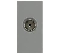 BG EMNSITVG Euro Module Co-Axial (Isolated) Connection - Grey