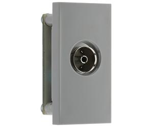 BG EMNSITVG Euro Module Co-Axial (Isolated) Connection - Grey