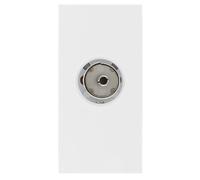 BG EMNSTVW Euro Module Co-Axial Connection - White