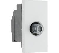 BG EMSATW Euro Module Satellite Female - White