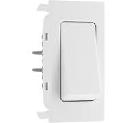 BG EMSW12W Euro Module 20AX 2-Way Switch - White