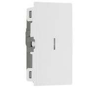 BG EMSW30KYW Euro Module 20A DP Key Switch - White