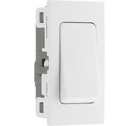 BG EMSW30W Euro Module 20A DP Switch - White