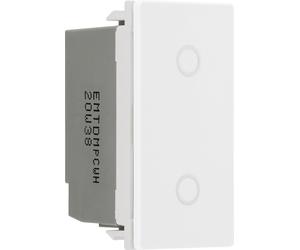 BG EMTDMPCWH Euro Module Master Touch LED Dimmer - PC White