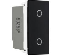 BG EMTDSB Euro Module Slave Touch LED Dimmer - Black